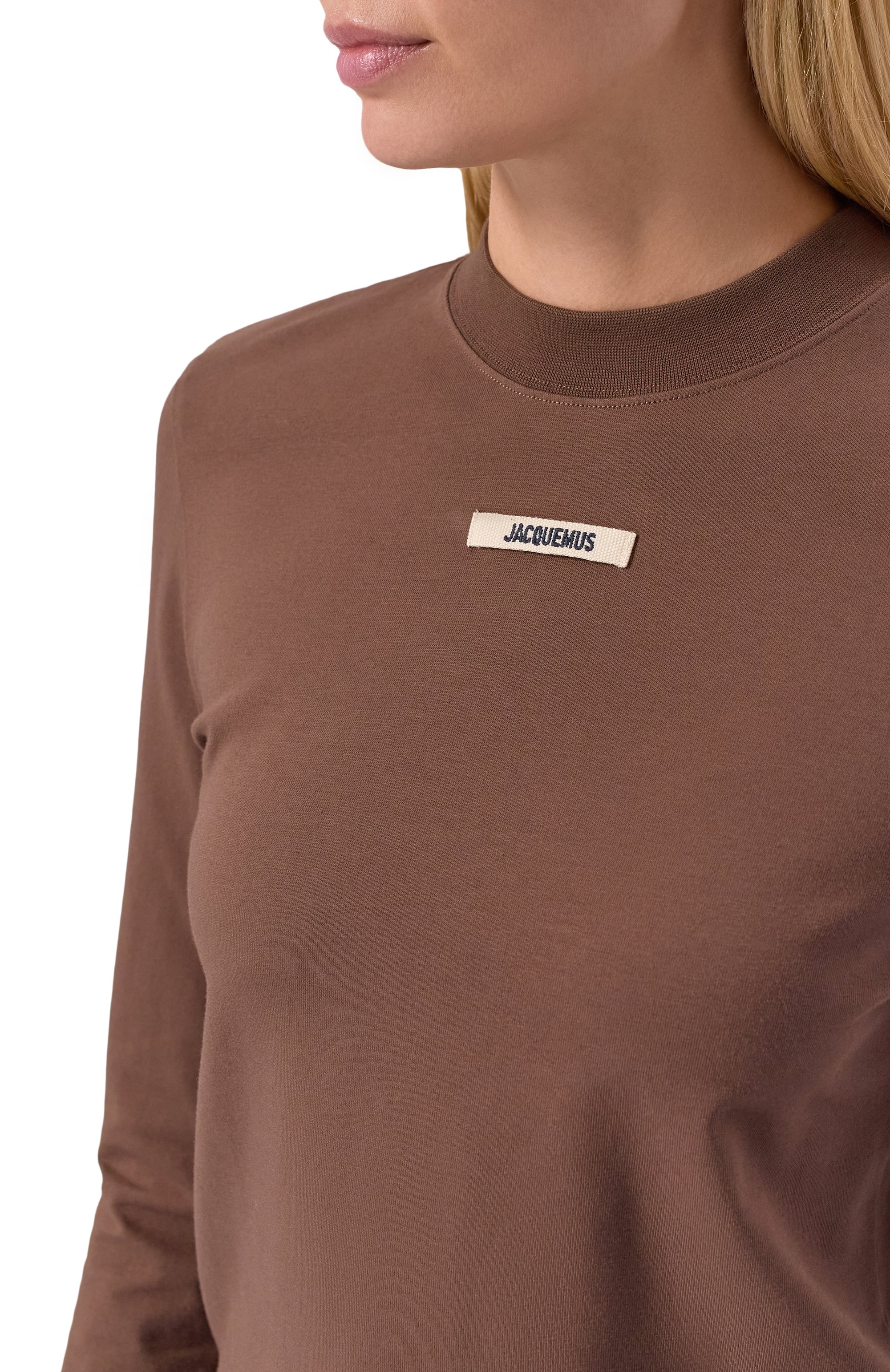 Хлопковый лонгслив JACQUEMUS, арт. 24ETSW00155/AJ00124, фото 5