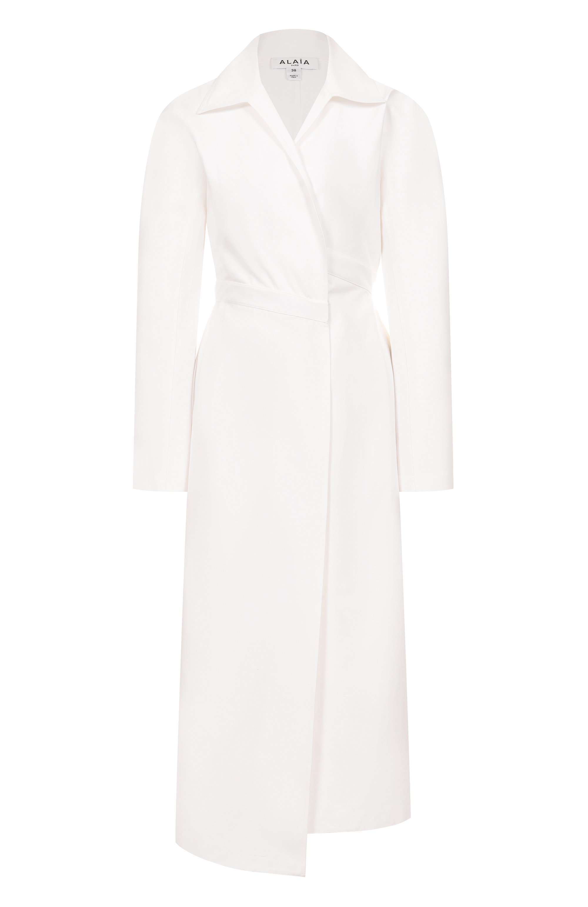 Хлопковое платье ALAIA, арт. AA9R2663T447A, фото 1