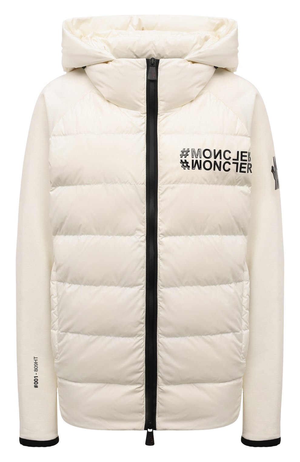 Комбинированный кардиган maglia MONCLER GRENOBLE молочного цвета по цене 87500 руб., арт. 8G000-31/809HT, фото 1 Комбинированный кардиган maglia MONCLER GRENOBLE, арт. 8G000-31/809HT, фото 1