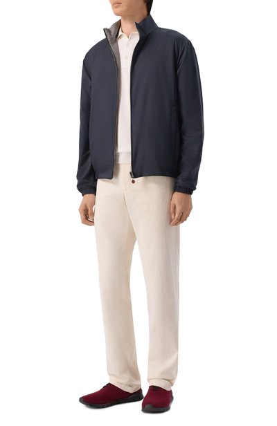 Текстильные кроссовки KITON бордового цвета по цене 112000 руб., арт. USSFITBN00847, фото 2 Текстильные кроссовки KITON, арт. USSFITBN00847, фото 2