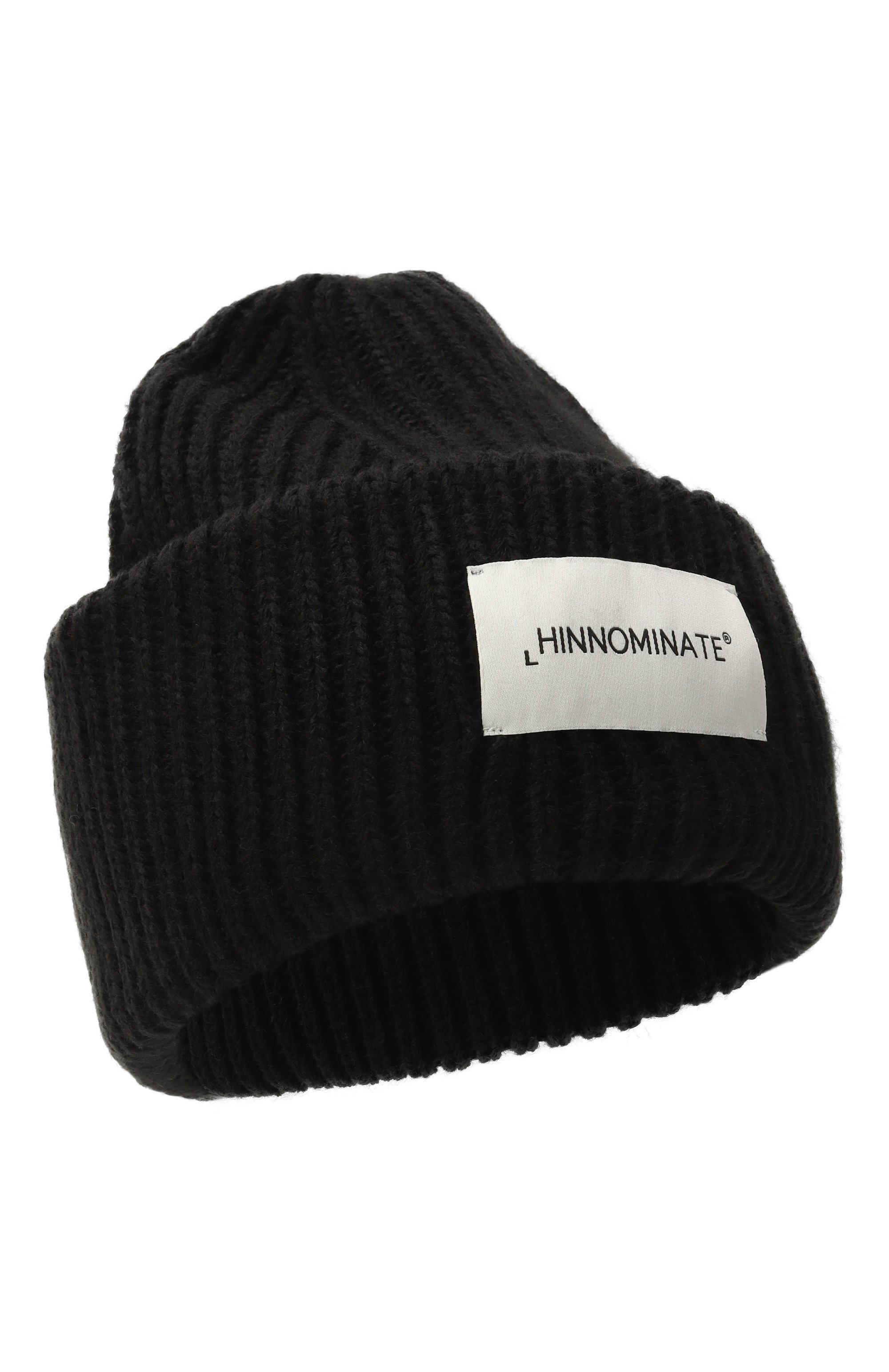 Шапка HINNOMINATE черного цвета по цене 9310 руб., арт. HMACW00130, фото 1 Шапка HINNOMINATE, арт. HMACW00130, фото 1