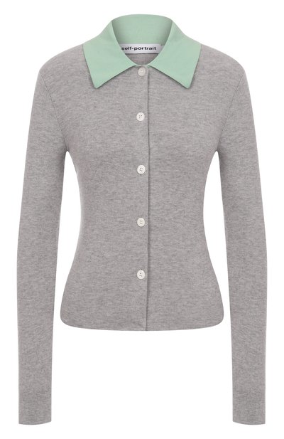 Женский шерстяной кардига�н SELF-PORTRAIT, арт. PF25097CGR