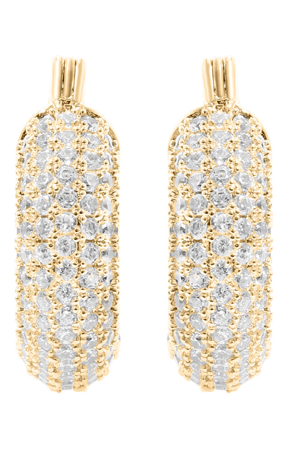 Серьги LUV AJ золотого цвета по цене 15200 руб., арт. CH4-PMDH-G, фото 1 Серьги LUV AJ, арт. CH4-PMDH-G, фото 1