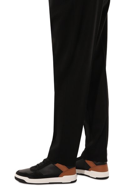 Кожаные кеды basket BRUNELLO CUCINELLI, арт. MZUGSGZ323, фото 3