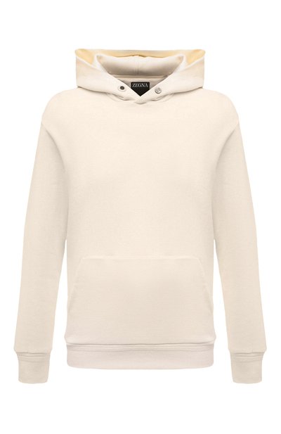 Мужской худи из хлопка и кашемира ZEGNA, арт. UC520A6/C852