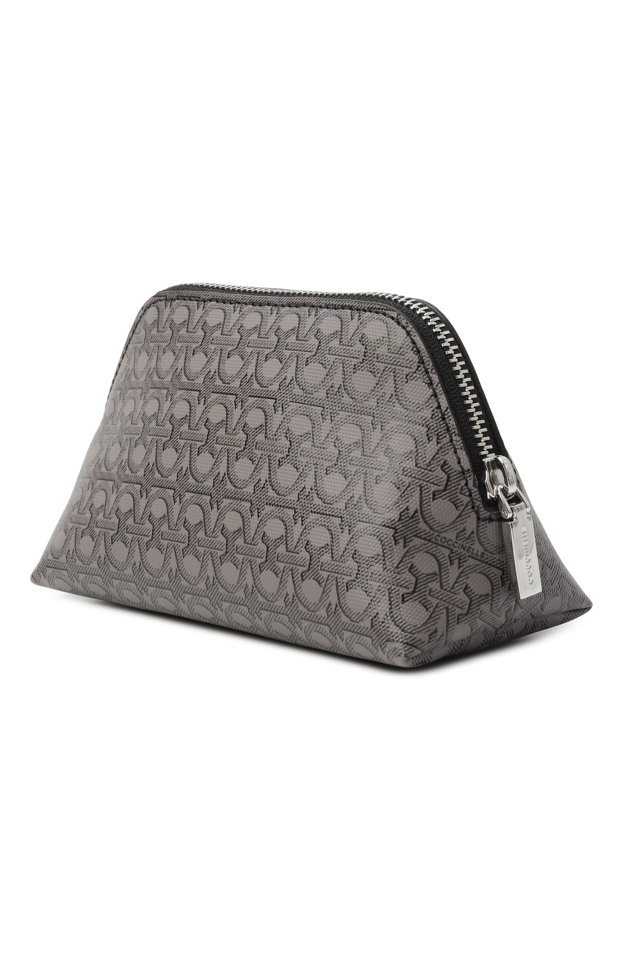 Текстильная косметичка COCCINELLE серого цвета по цене 8925 руб., арт. E5 TMG 25 02 01, фото 2 Текстильная косметичка COCCINELLE, арт. E5 TMG 25 02 01, фото 2