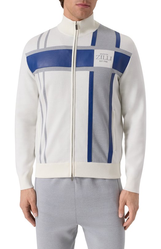 Спортивный костюм из хлопка и шелка Zilli JSU011M0144VCHE00/48 Разноцветный  JSU011M0144VCHE00/48 Фото 2