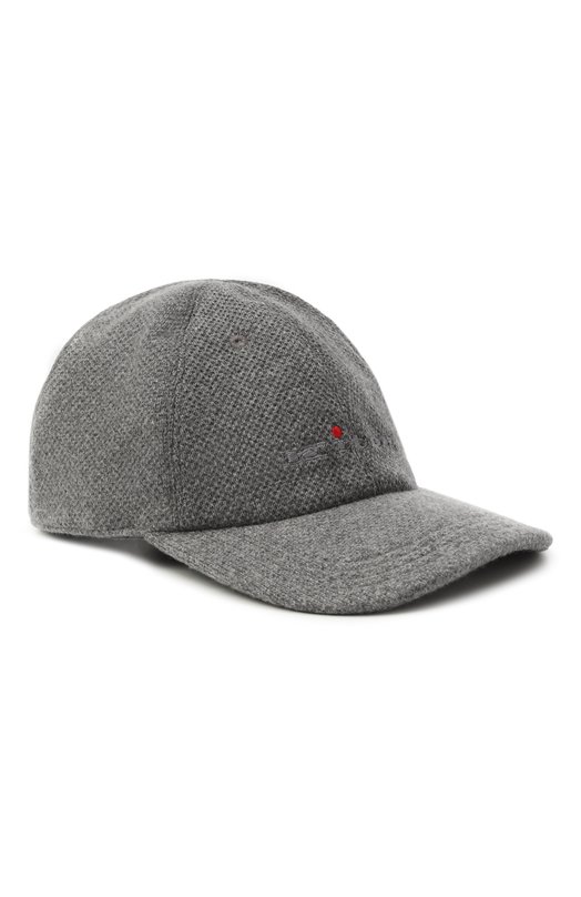 Кашемировая бейсболка Kiton UCAPP65K0245F06 Серый UCAPP65K0245F06