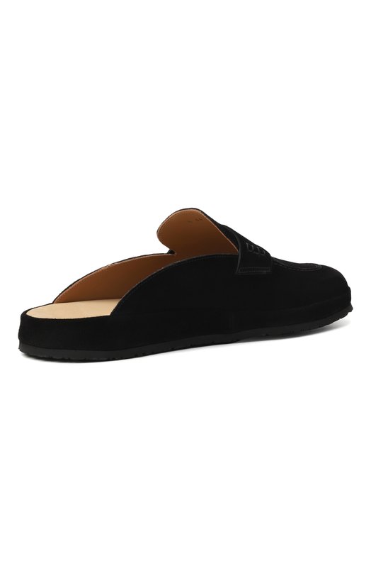 Замшевые домашние туфли Farfalla F5ALI/SUEDE Чёрный  F5ALI/SUEDE Фото 5