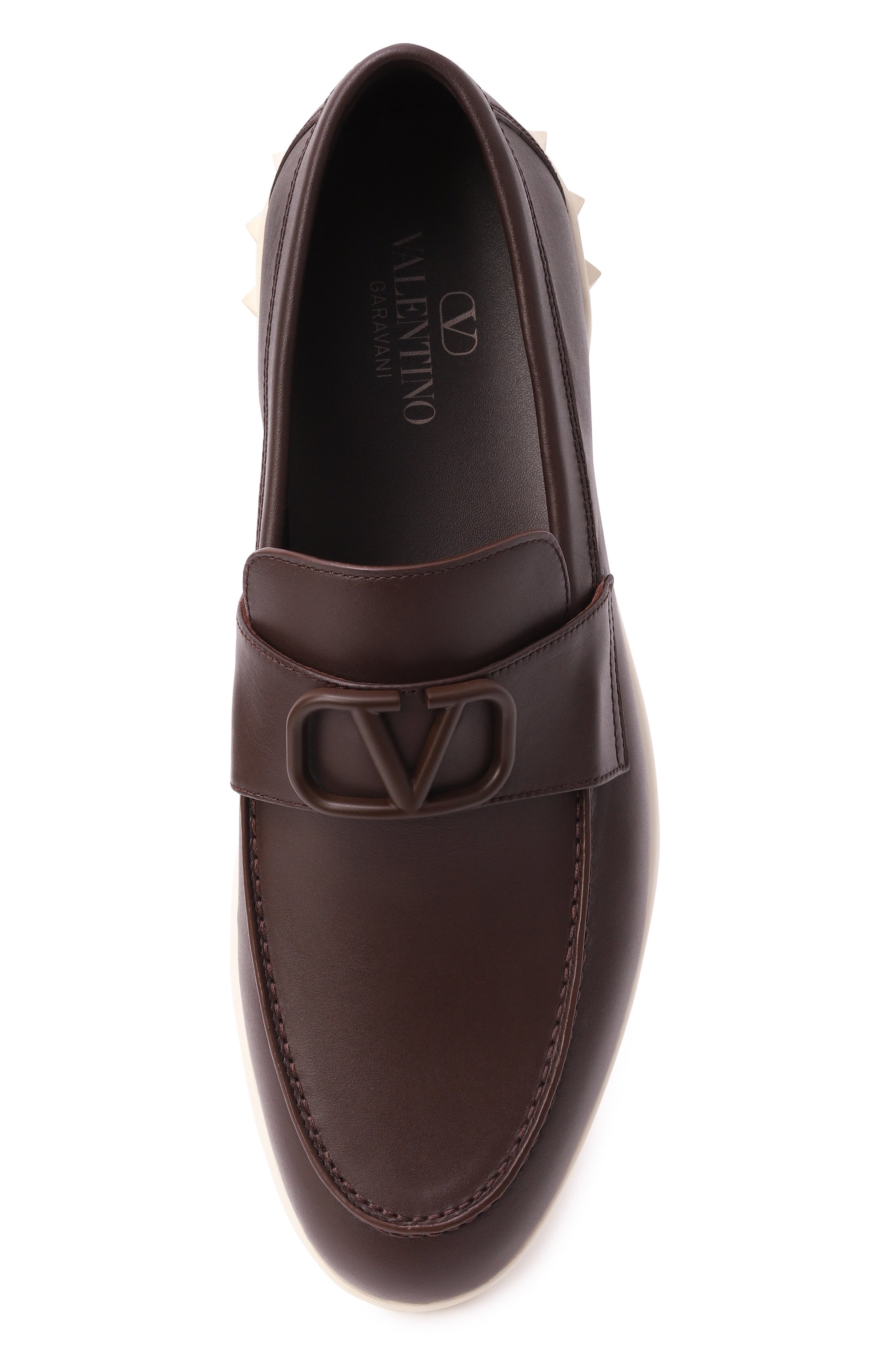 Кожаные лоферы leisure flows VALENTINO, арт. 6Y2S0I53/UHE, фото 6