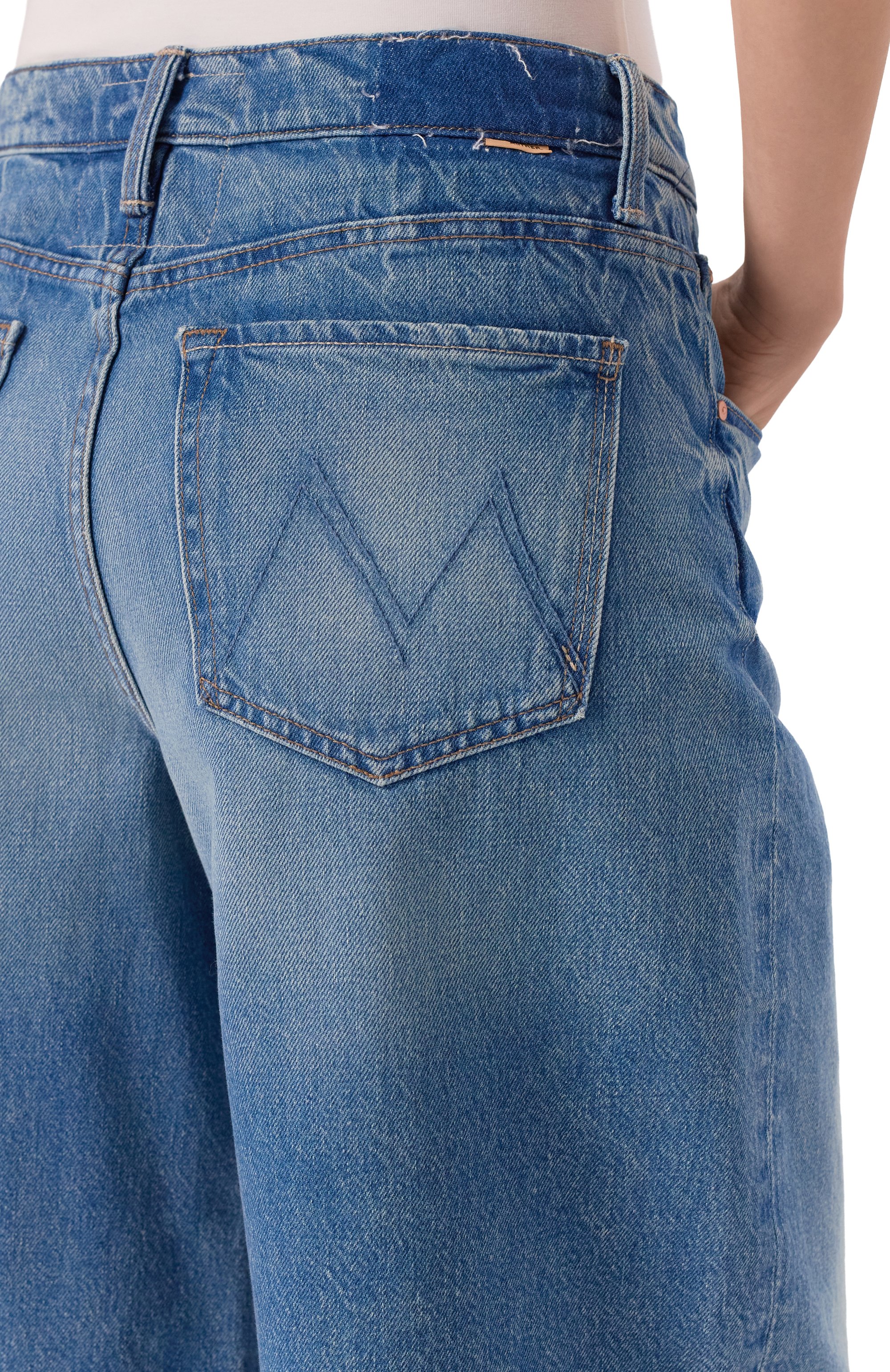 Джинсовые шорты MOTHER, арт. 4098-1085, фото 6