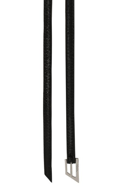 Кожаный ремень THE ATTICO черного цвета по цене 51500 руб., арт. 247WKE23, фото 3 Кожаный ремень THE ATTICO, арт. 247WKE23, фото 3