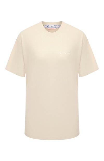 Хлопковая футболка OFF-WHITE, арт. OWAA089F22JER0010901, фото 1