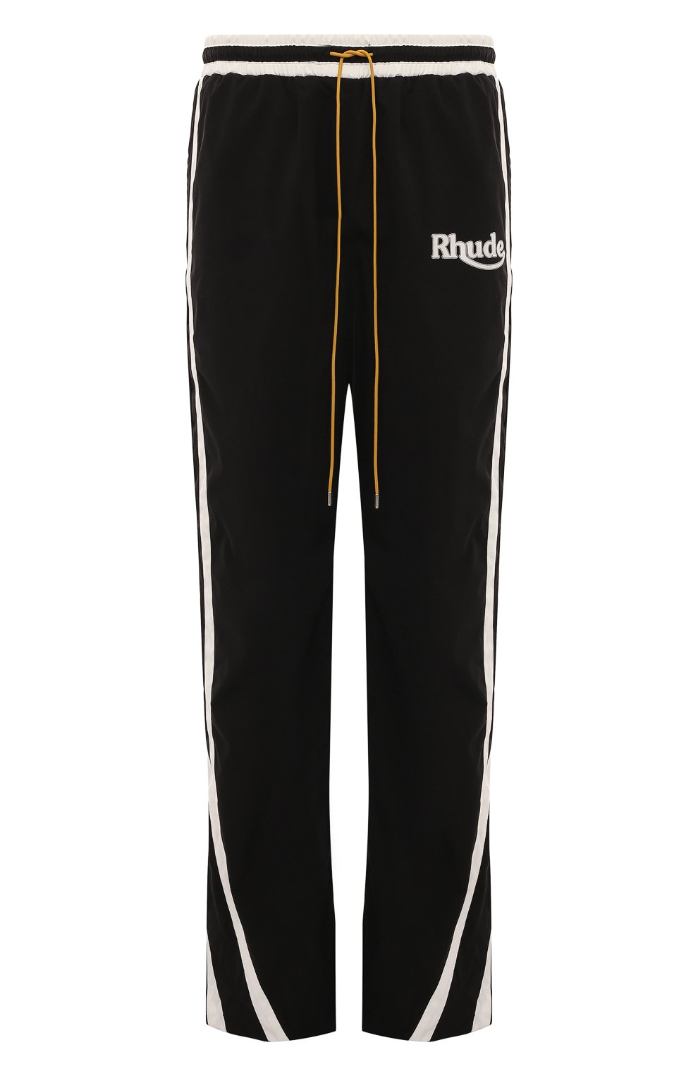 Брюки RHUDE черного цвета по цене 99000 руб., арт. RHPF24PA02862, фото 1 Брюки RHUDE, арт. RHPF24PA02862, фото 1