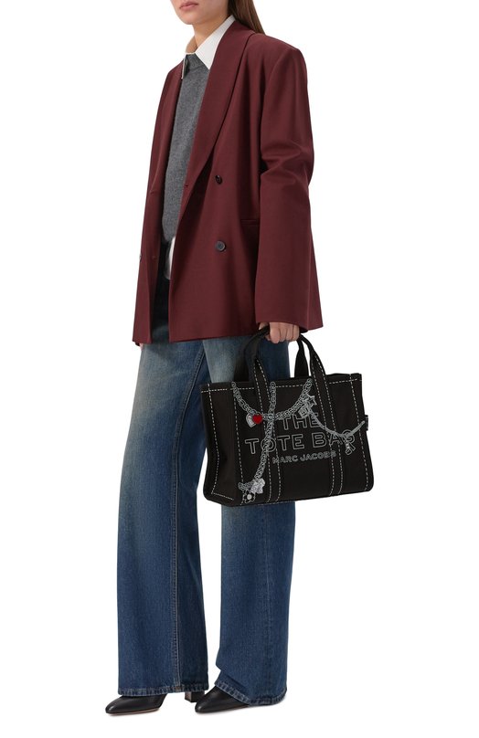 Сумка The Tote Bag medium MARC JACOBS (THE) 2F5HTT033H02 Чёрный  2F5HTT033H02 Фото 7