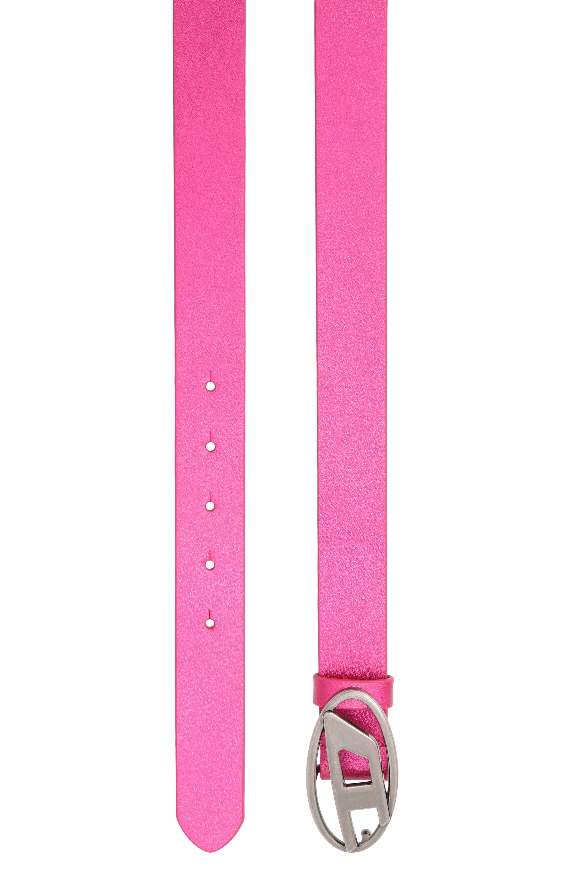 Кожаный ремень DIESEL фуксия цвета по цене 10900 руб., арт. J01226/KXBLR, фото 2 Кожаный ремень DIESEL, арт. J01226/KXBLR, фото 2