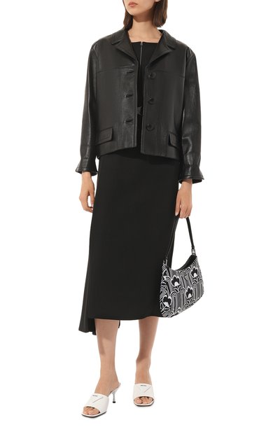 Платье PRADA черного цвета по цене 235000 руб., арт. P3F38H-1RW9-F0002-212, фото 2 Платье PRADA, арт. P3F38H-1RW9-F0002-212, фото 2