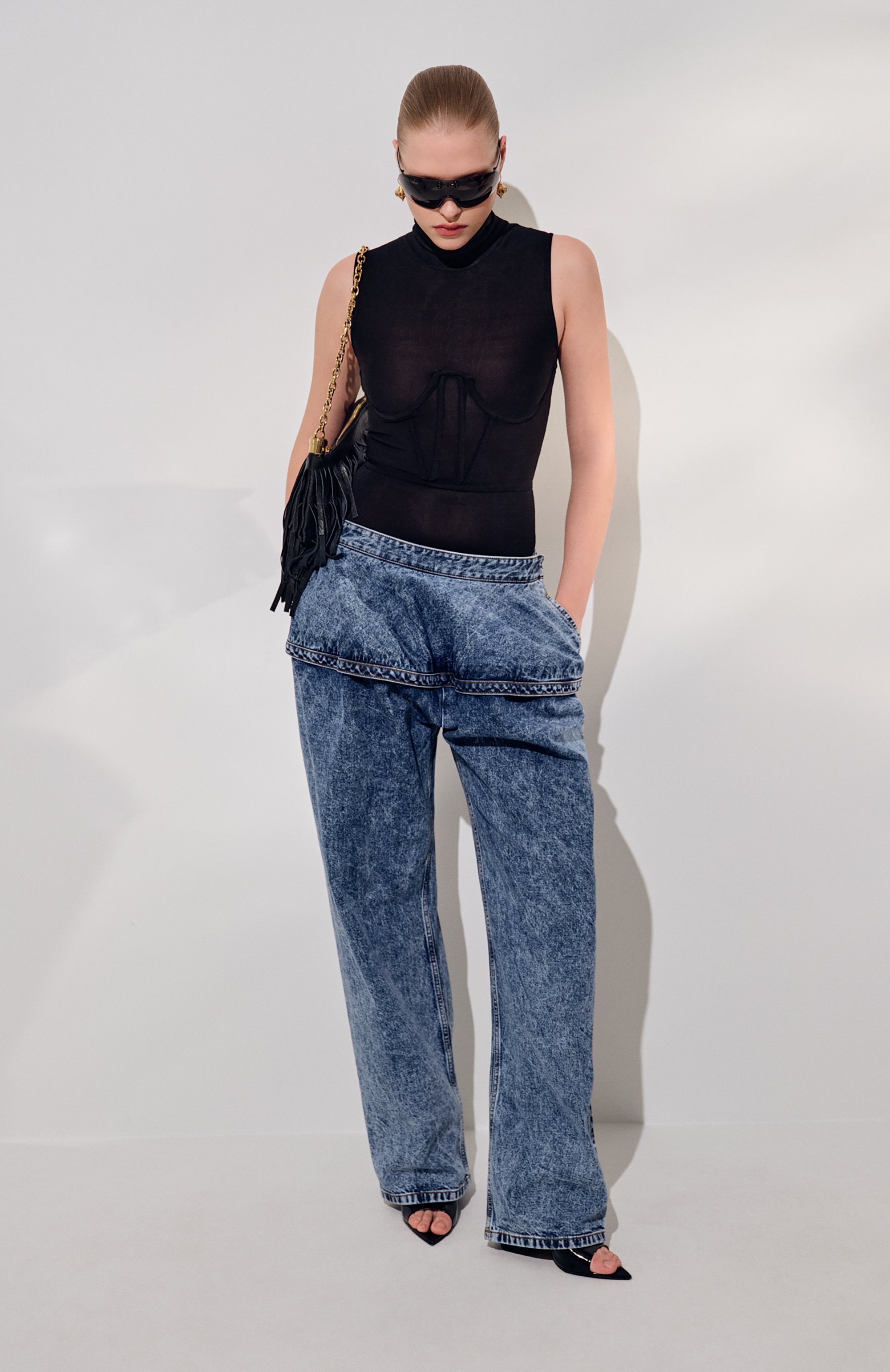 Кожаные мюли GIANVITO ROSSI, арт. G10048.85RIC.NUINER0, фото 8