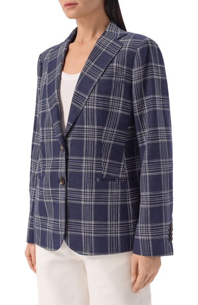 Жакет из шелка и хлопка KITON, арт. D23501K0650G10, фото 3