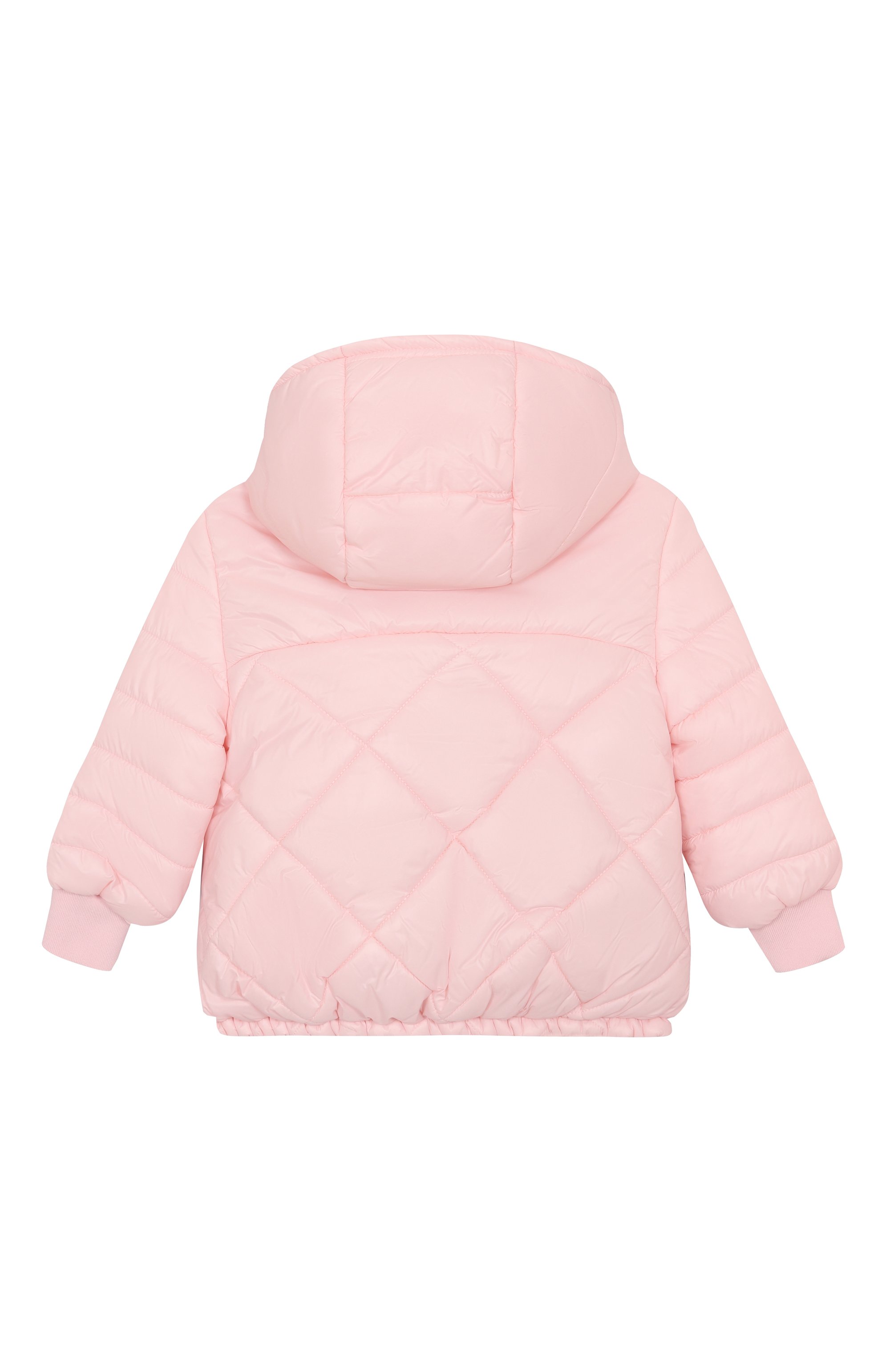 Утепленная куртка MONNALISA светло-розового цвета по цене 34750 руб., арт. 17E103, фото 2 Утепленная куртка MONNALISA, арт. 17E103, фото 2