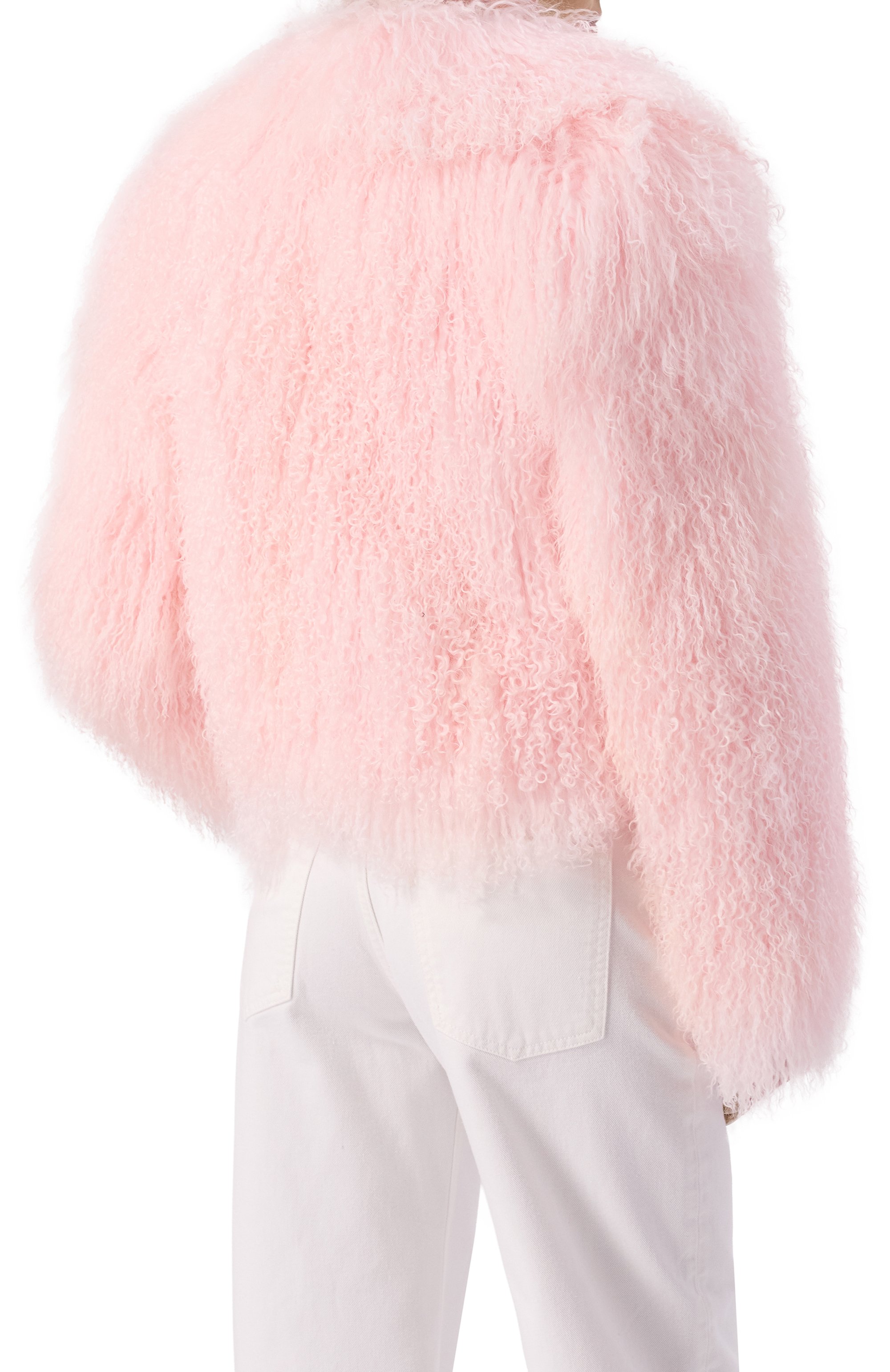 Шуба из ламы SASHA KIM, арт. SK-00001885, фото 4