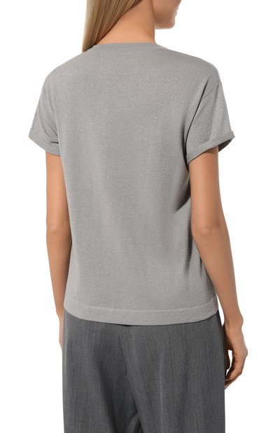 Пуловер из кашемира и шелка BRUNELLO CUCINELLI, арт. M41810000, фото 4