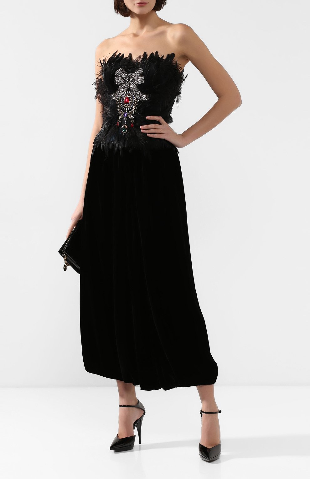 Брюки из смеси вискозы и шелка GIORGIO ARMANI, арт. 9WHPP09B/T01FD, фото 2