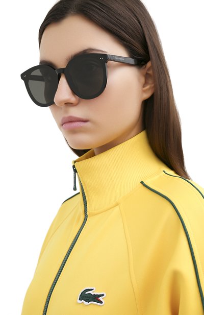 Солнцезащитные очки GENTLE MONSTER черного цвета по цене 31950 руб., арт. S0L0 01, фото 2 Солнцезащитные очки GENTLE MONSTER, арт. S0L0 01, фото 2