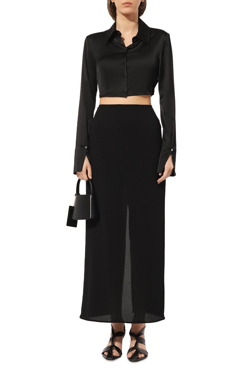 Атласная рубашка PATRIZIA PEPE, арт. 2C1479_A644, фото 2