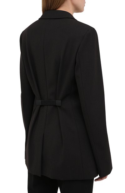 Жакет BOTTEGA VENETA темно-коричневого цвета по цене 179500 руб., арт. 636453/V02W0, фото 4 Жакет BOTTEGA VENETA, арт. 636453/V02W0, фото 4