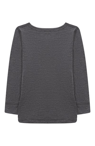 Комплект из лонгслива и брюк WOOL AND COTTON темно-серого цвета по цене 8360 руб., арт. WRUFP, фото 3 Комплект из лонгслива и брюк WOOL AND COTTON, арт. WRUFP, фото 3