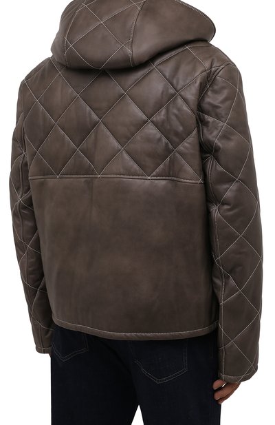 Кожаная к�уртка с подкладкой из ласки ZILLI, арт. MAW-KYLE0-01985/0003/60-64, фото 4