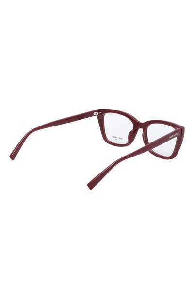 Оправа SAINT LAURENT бордового цвета по цене 21000 руб., арт. SL 911 003, фото 4 Оправа SAINT LAURENT, арт. SL 911 003, фото 4