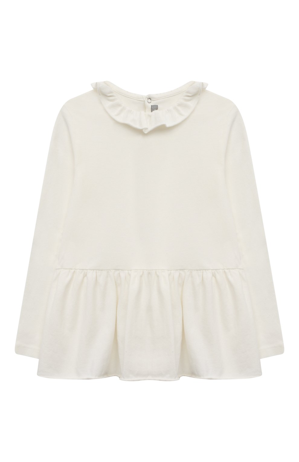 Хлопковая блузка IL GUFO белого цвета по цене 9255 руб., арт. A22TA319M7016/10A-14A, фото 1 Хлопковая блузка IL GUFO, арт. A22TA319M7016/10A-14A, фото 1