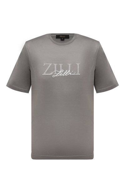 Мужская хлопковая футболка ZILLI, арт. TSR02AM0110VZF173