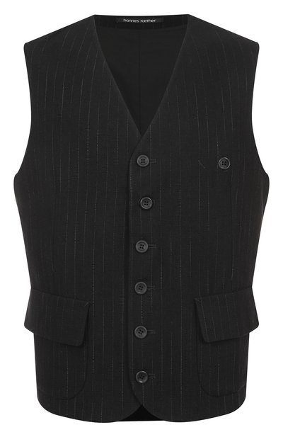 Мужской жилет из хлопка и шерсти HANNES ROETHER, арт. JU26PITER.7082