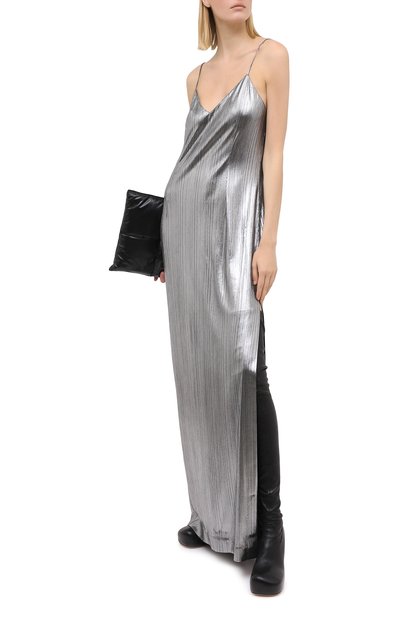 Платье VETEMENTS серебряного цвета по цене 109000 руб., арт. WAH21DR901 2607/SILVER, фото 2 Платье VETEMENTS, арт. WAH21DR901 2607/SILVER, фото 2