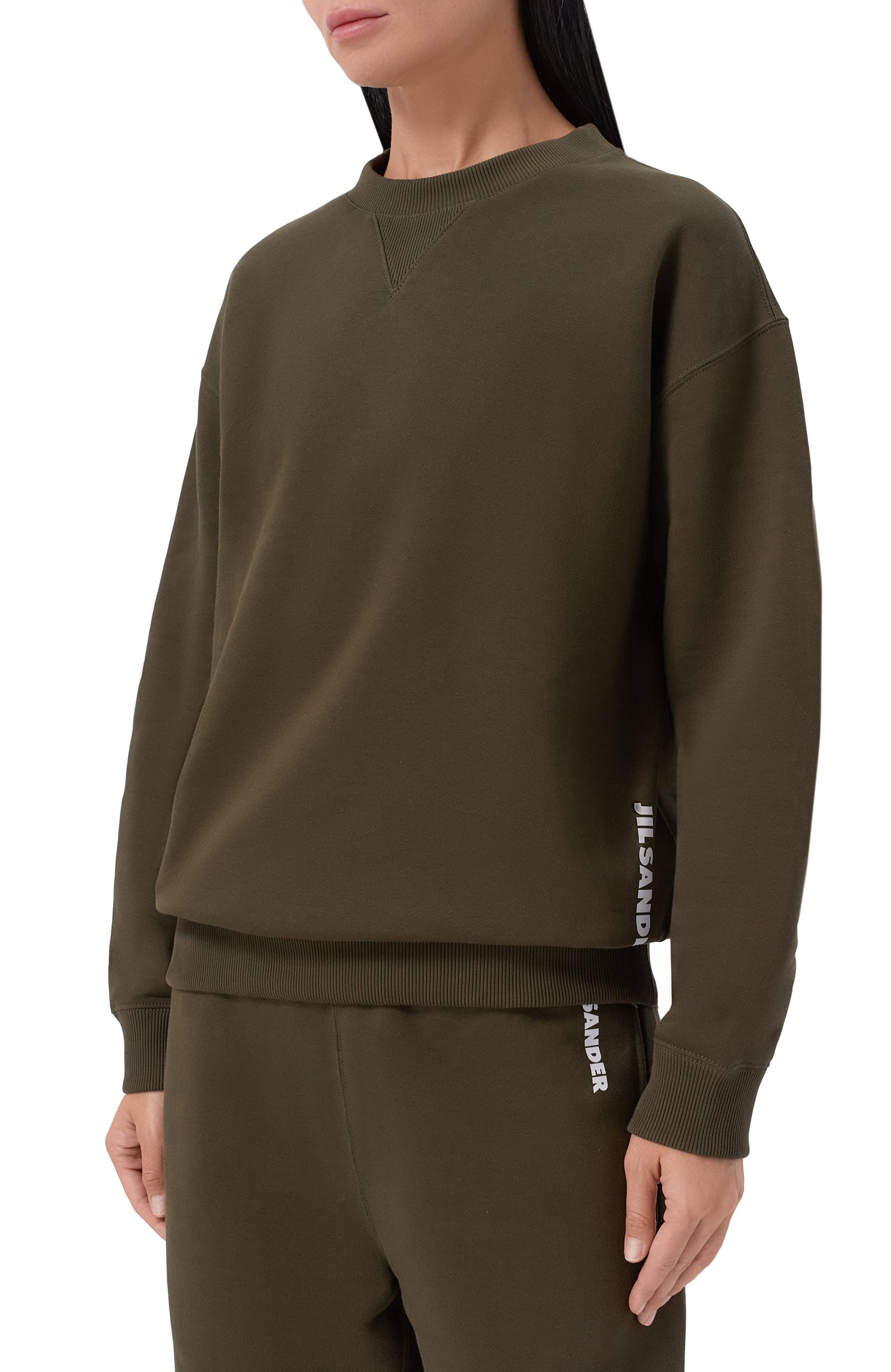 Хлопковый свитшот JIL SANDER, арт. J02GU0122/J20128, фото 3