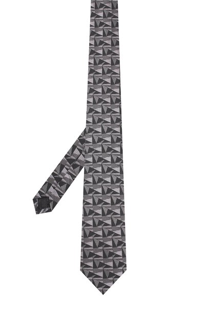 Шелковый галстук с узором TURNBULL & ASSER, арт. TIE002-BB230, фото 2