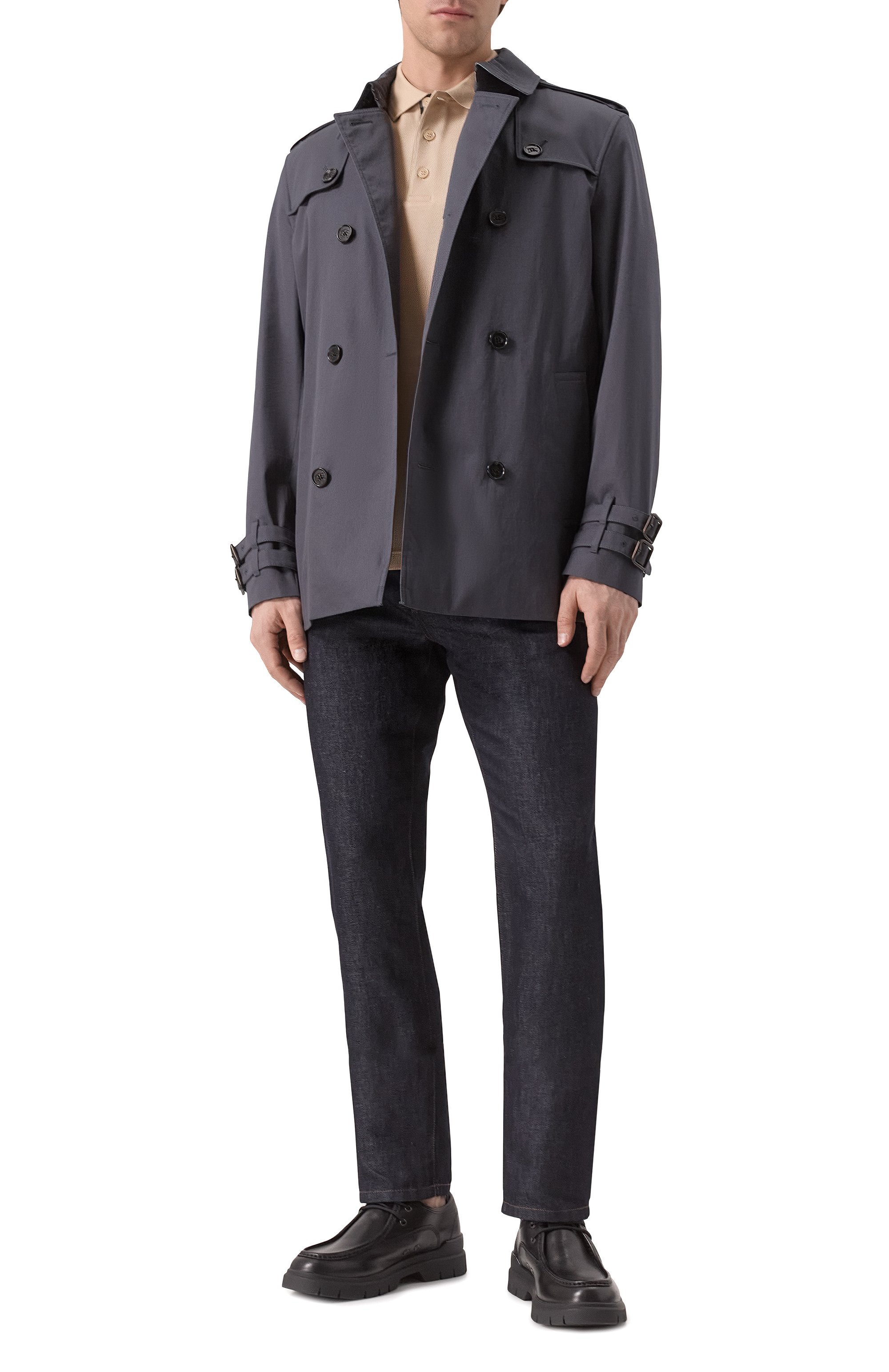 Хлопковый тренч BURBERRY, арт. 8106361, фото 2