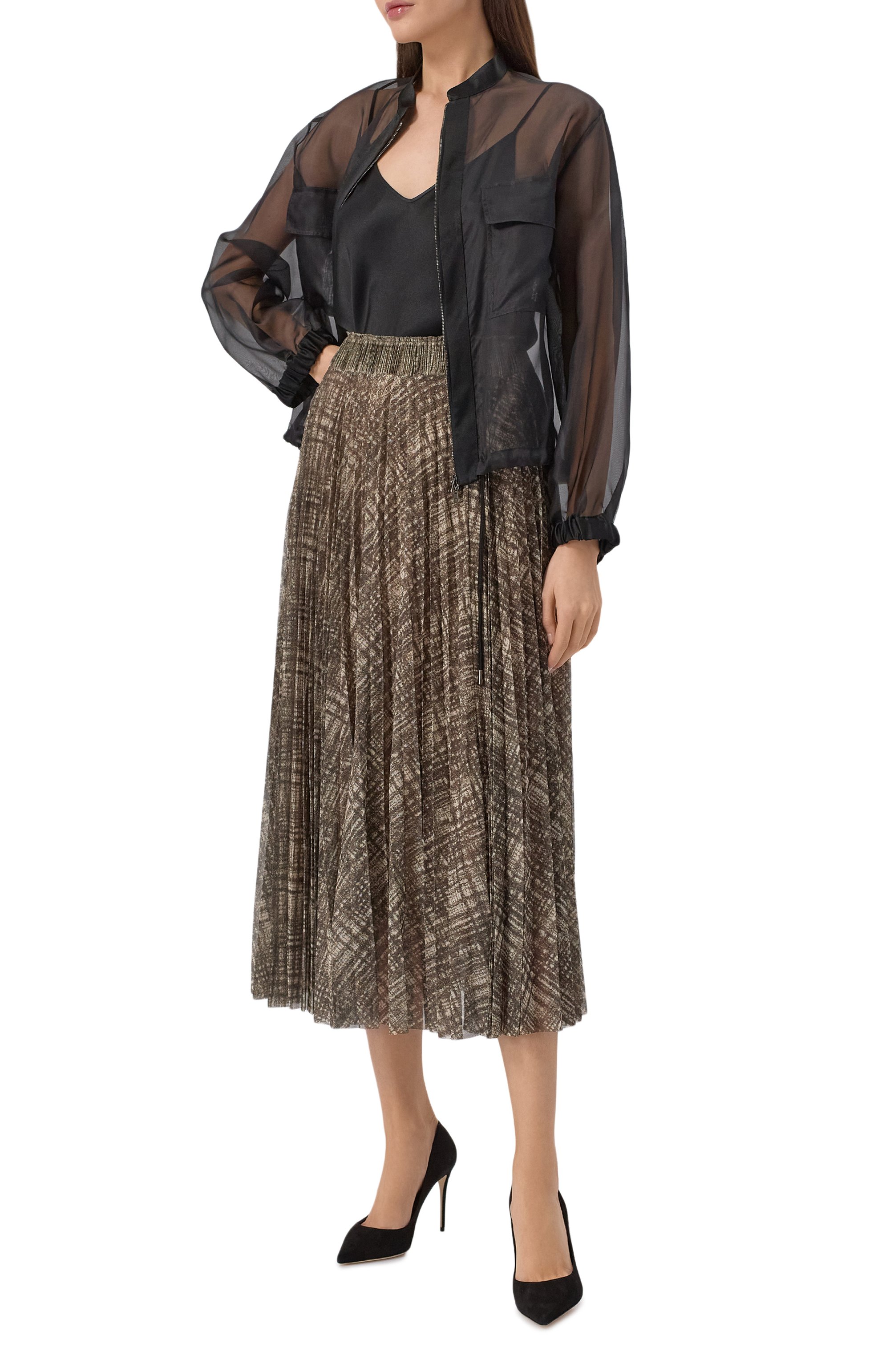 Плиссированная юбка BOSS, арт. 50543192, фото 2