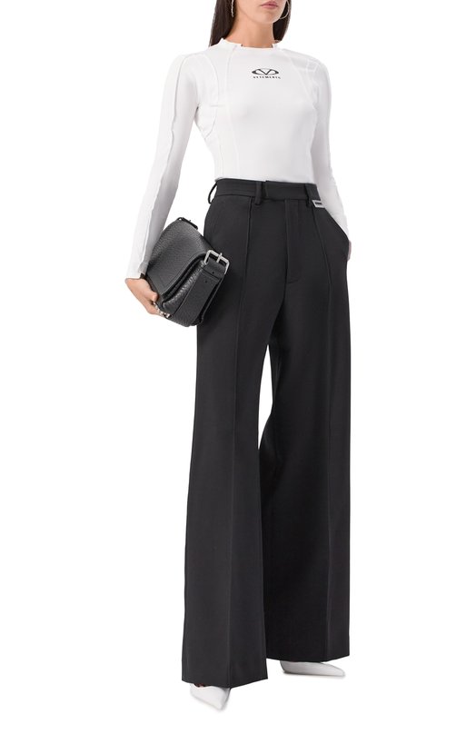 Шерстяные брюки VETEMENTS WA53PA250B/1240 W00L Чёрный  WA53PA250B/1240 W00L Фото 2
