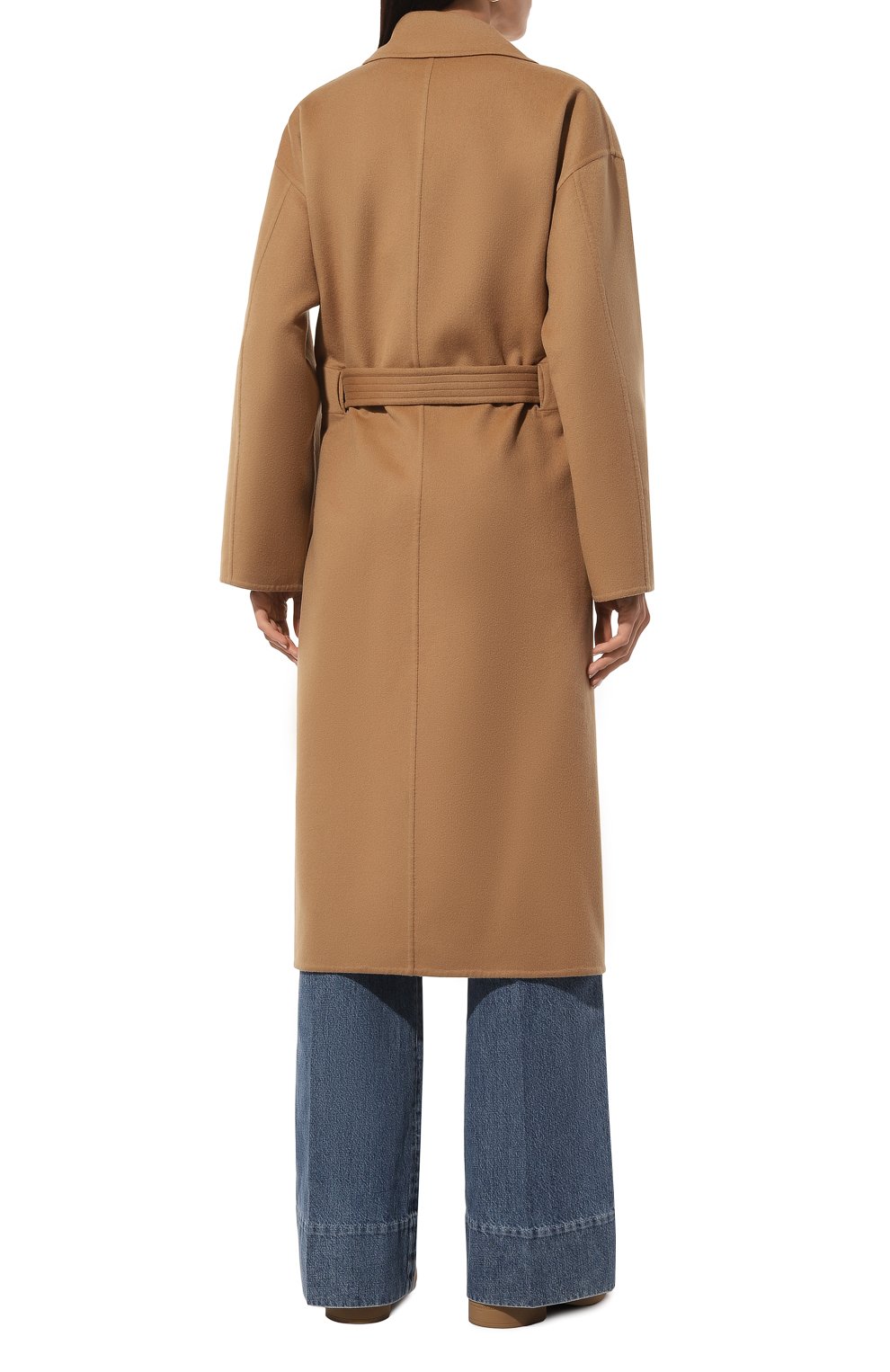 Пальто из шерсти и кашемира LOEWE, арт. S359Y01X81 CAMEL, фото 4