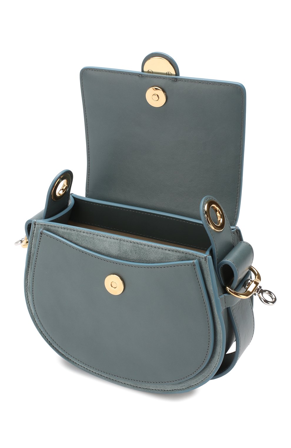 Сумка tess small CHLOÉ голубого цвета по цене 192500 руб., арт. CHC18WS153A37, фото 4 Сумка tess small CHLOÉ, арт. CHC18WS153A37, фото 4