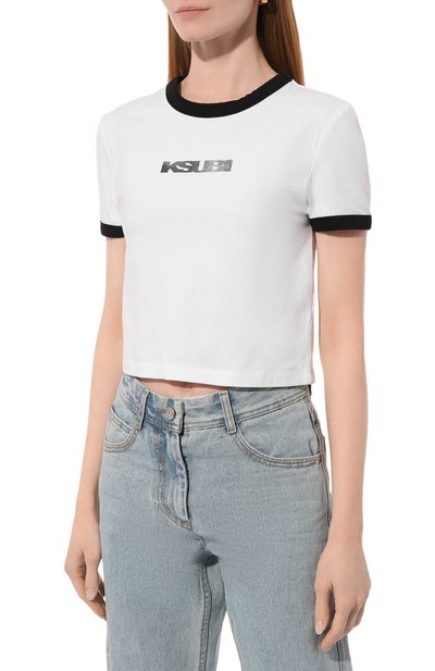 Хлопковая футболка KSUBI, арт. WFA23TE010, фото 3