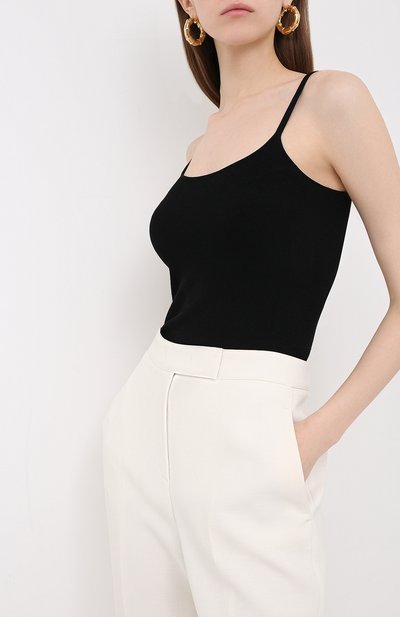 Топ из вискозы GIORGIO ARMANI черного цвета по цене 66950 руб., арт. 8NAH01/AM01Z, фото 3 Топ из вискозы GIORGIO ARMANI, арт. 8NAH01/AM01Z, фото 3
