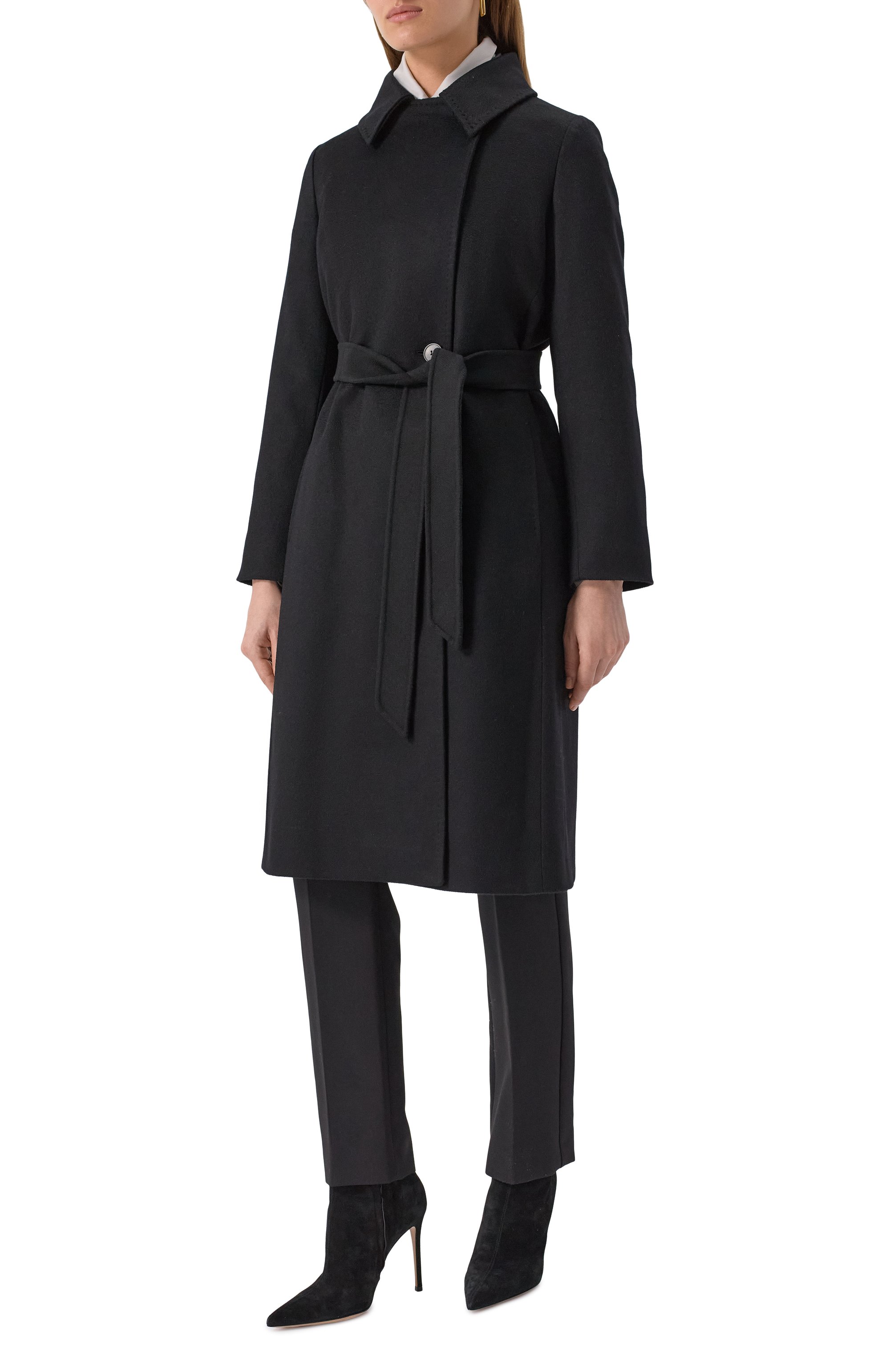 Кашемировое пальто MAX MARA STUDIO, арт. C0LLAGE, фото 3