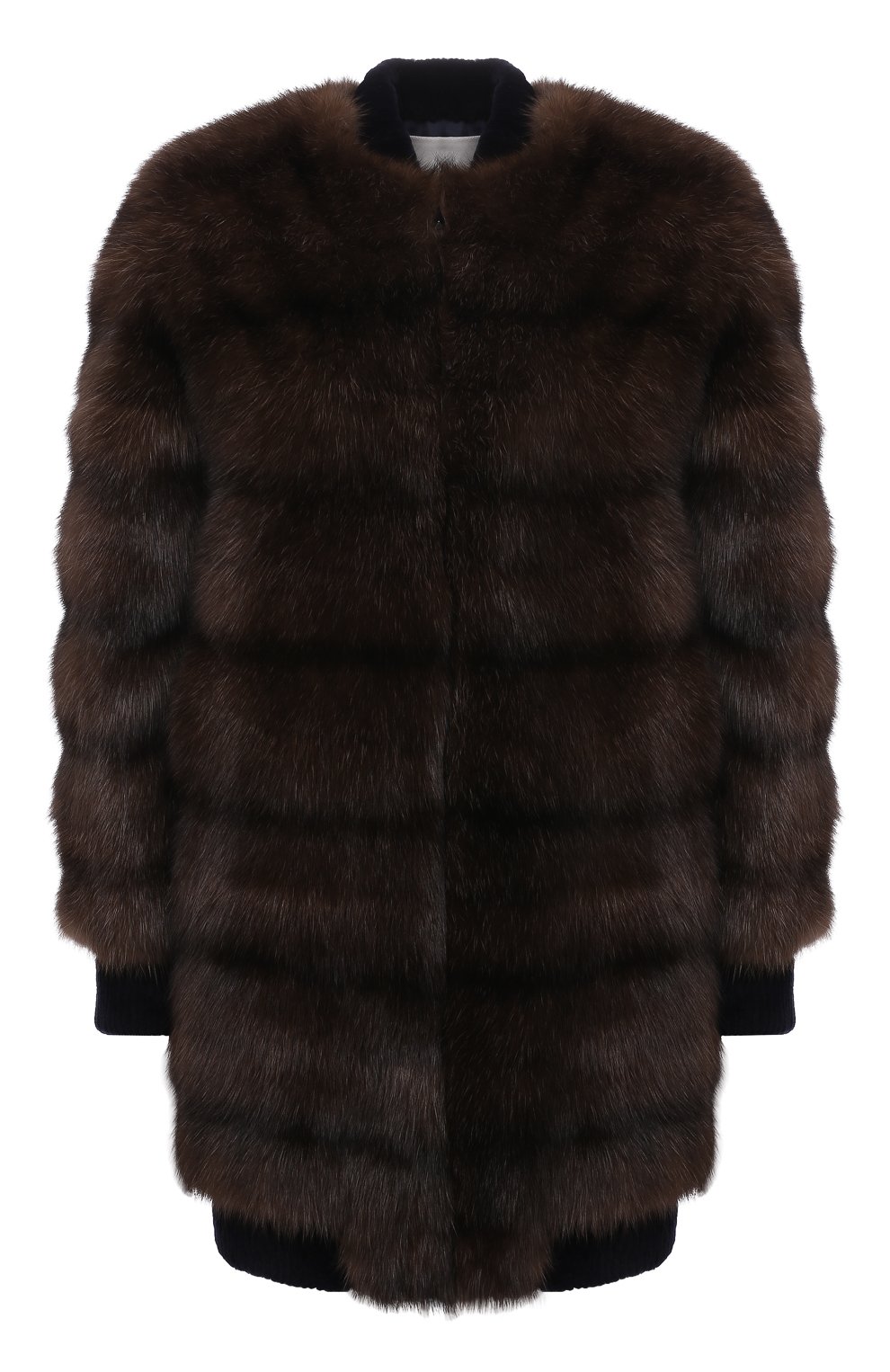 Шуба из меха соболя VALENTINO коричневого цвета по цене 9510000 руб., арт. UF3FBA303AF, фото 1 Шуба из меха соболя VALENTINO, арт. UF3FBA303AF, фото 1