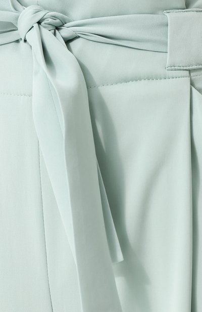 Шелковые брюки с завышенной талией и поясом ARMANI COLLEZIONI, арт. VMP22T/VM312, фото 5