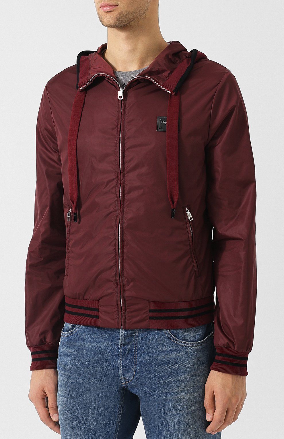 Бомбер на молнии с капюшоном DOLCE & GABBANA, арт. G9LH0T/FUMQG, фото 3